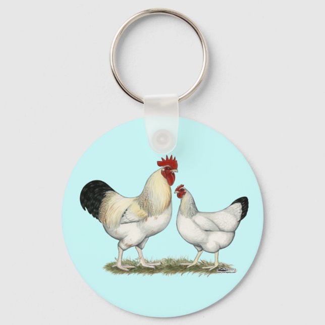 Indian River Chickens Keychain (Front)
