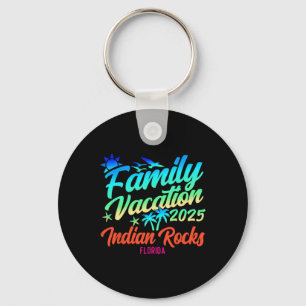 Indian Rocks Beach Florida Family Vacation Matchin Keychain