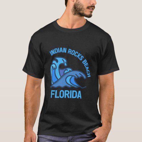 Indian Rocks Beach Florida Pocket Wave T_Shirt