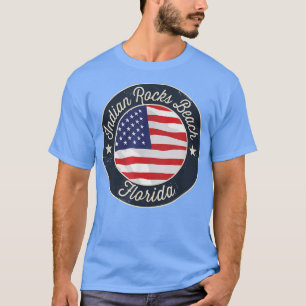 Indian Rocks Beach - Patriotic Florida Souvenir T- T-Shirt