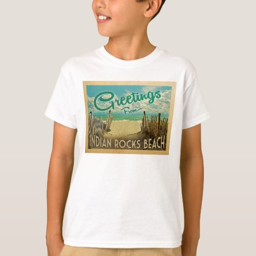 Indian Rocks Beach Vintage Travel T_Shirt