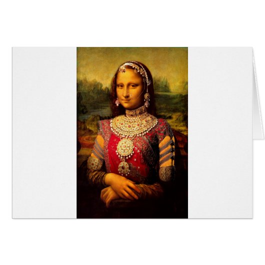 Indian Royal Monalisa Cards (Front Horizontal)