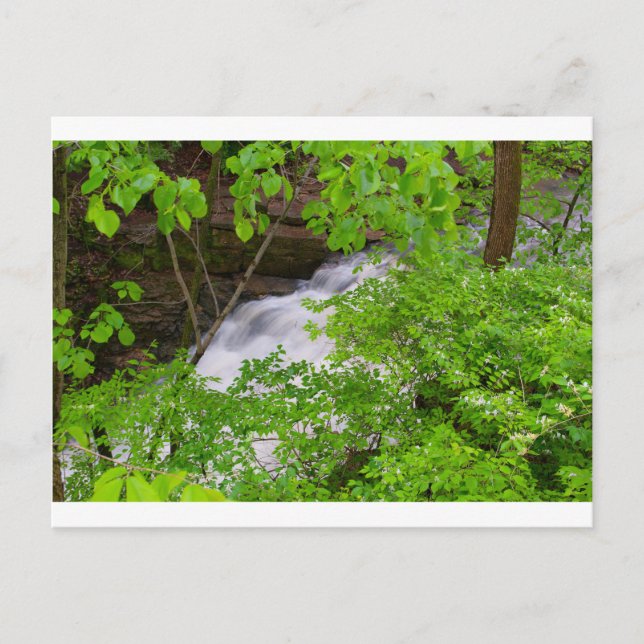 Indian Run Falls, Dublin, Ohio Postcard (Front)