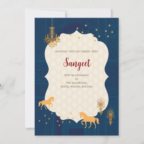 Indian Sangeet invitation  Indian wedding cards