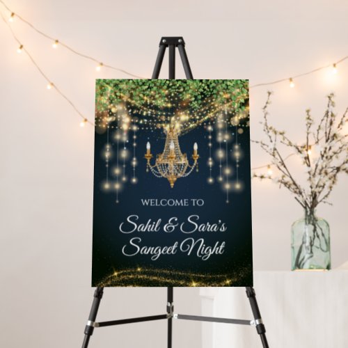 Indian Sangeet poster  Sangeet Night welcome sign