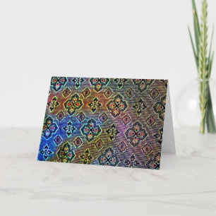Indian Sari Design Card