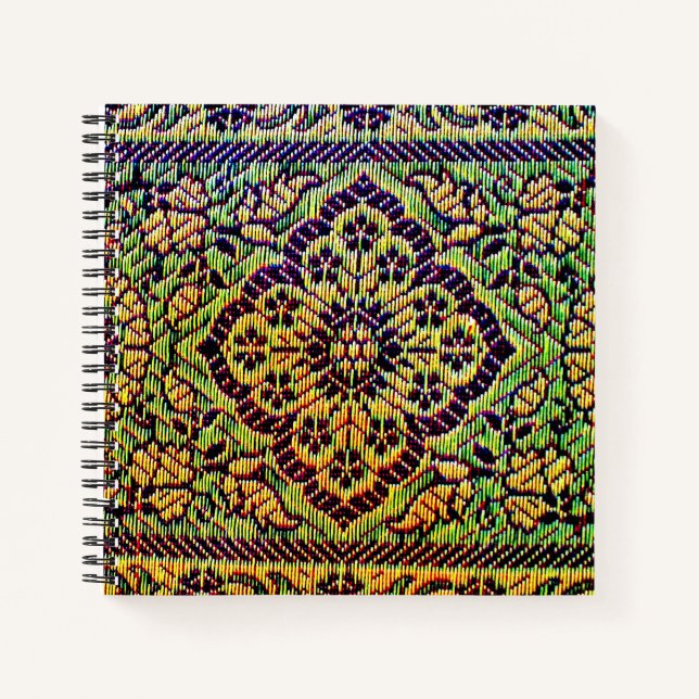 Indian Sari Design Notebook (Front)