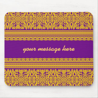 Indian Sari Design - Purple Mousepad