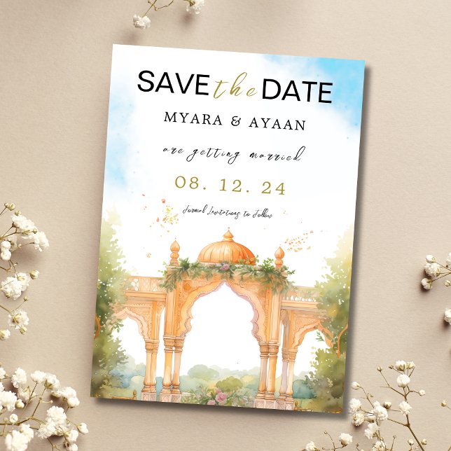 Indian Save the Date template Hindu save the date (Creator Uploaded)