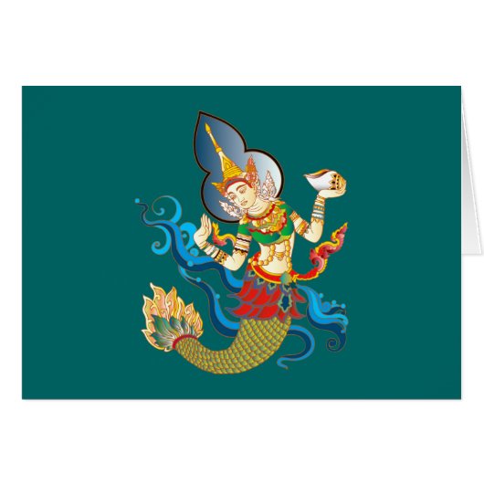 Indian sea goddess India Cards (Front Horizontal)