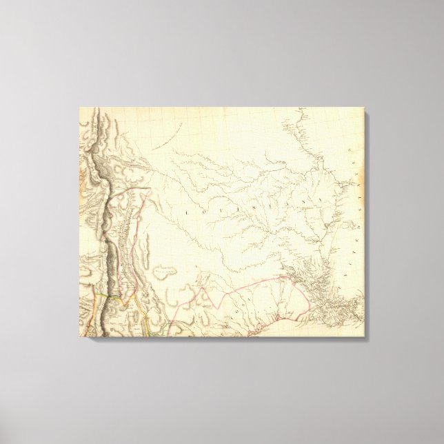Indian Settlements in New Mexico Canvas Print (Front)