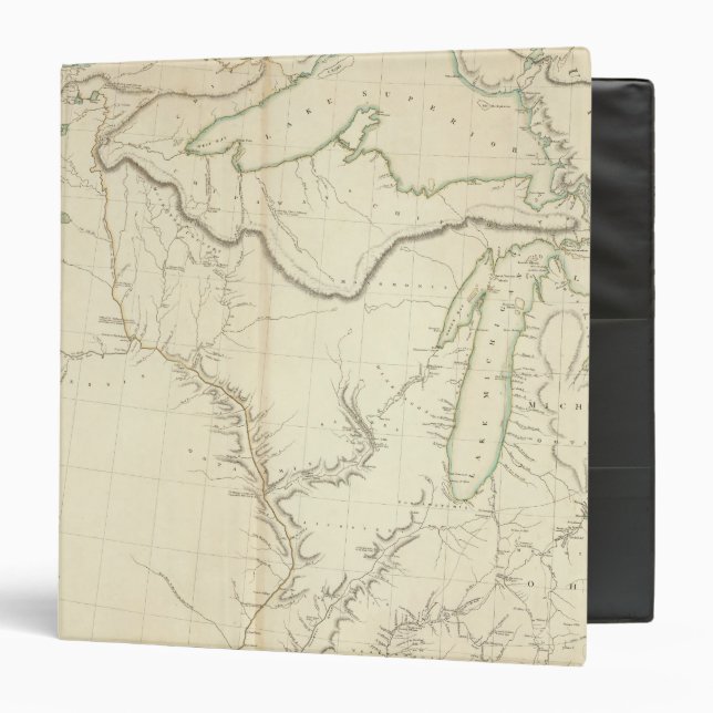 Indian Settlements in North America 4 3 Ring Binder (Front/Inside)