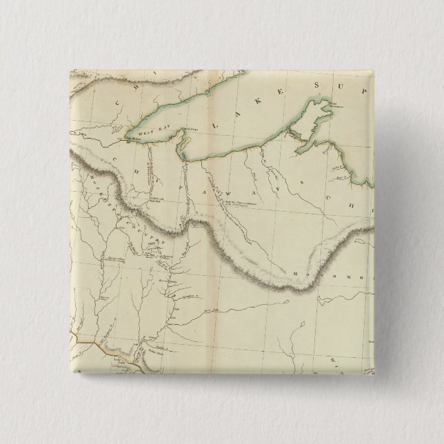 Indian Settlements in North America 4 Pinback Button (Front)