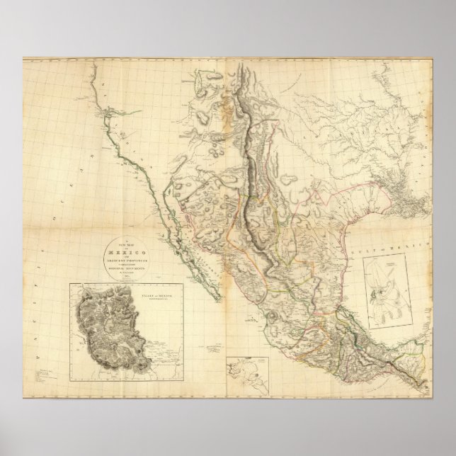 Indian Settlements in Texas Poster (Front)