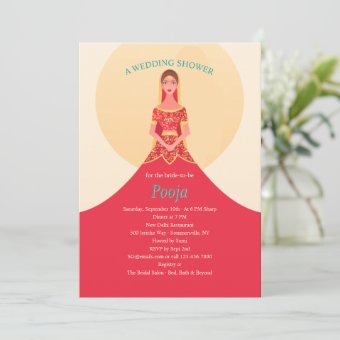 Indian Shower Invitation Zazzle