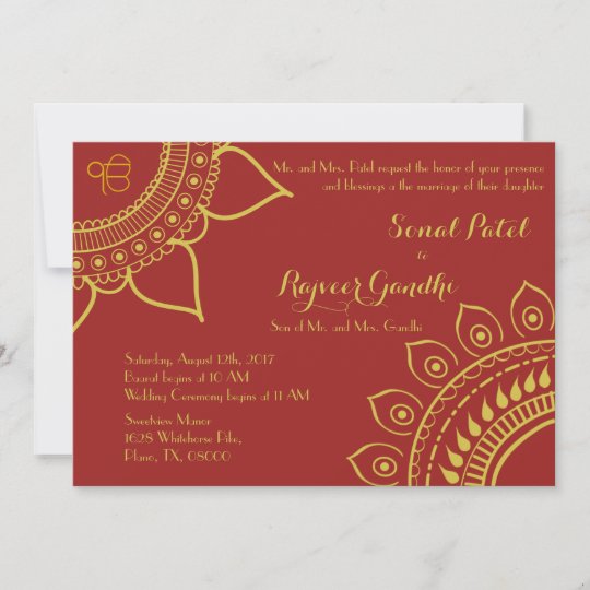 Indian Sikh Ik Onkar Wedding Invite Mehndi Sangeet Zazzle Com Get all the latest news and updates on sangeet ceremony only on news18.com. indian sikh ik onkar wedding invite mehndi sangeet zazzle com