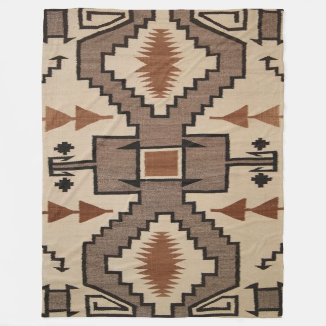 INDIAN (Simulated) Fleece Blankets (Front)