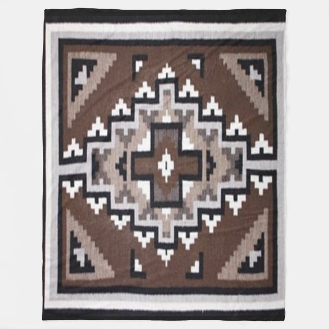 INDIAN (Simulated) Fleece Blankets (Front)