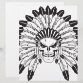 Indian Skull Chief (Front/Back)