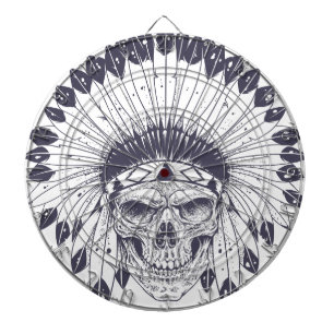 Indian Skull Dartboard