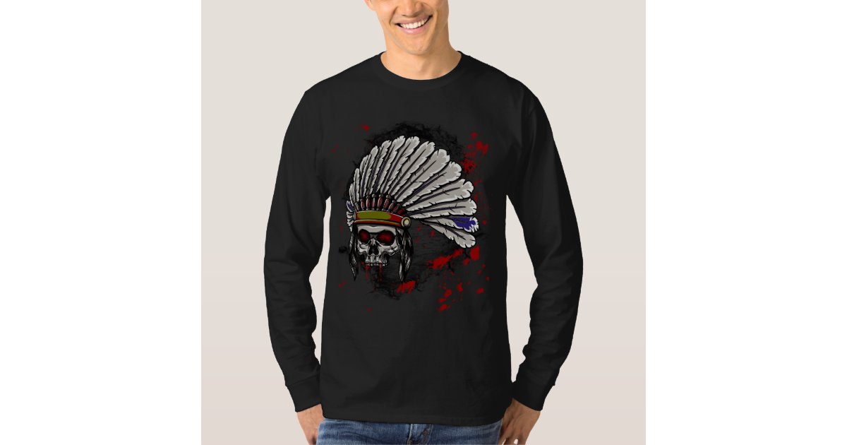 Indian Skull Shirt Zazzle