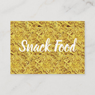 Indian Snack Crunchy Noodles Snack Food Business Card