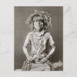 Indian Snake Priest, 1910 Postcard
