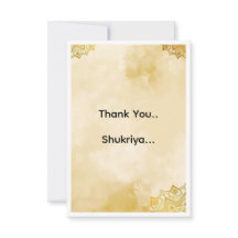 Indian Style Thanks Envelope