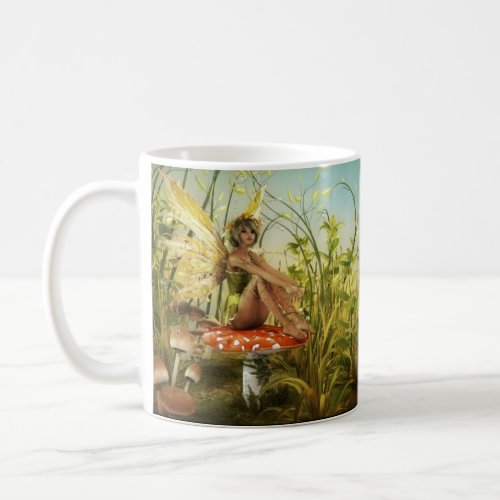 Indian Summer Fairy Basic White Mug