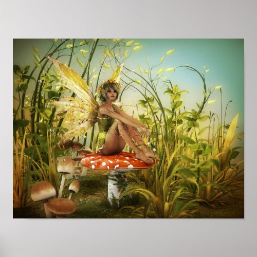 Indian Summer Fairy Poster