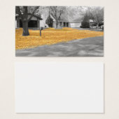 Indian Summer Golden Leaves (Front & Back)