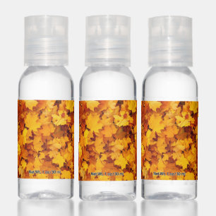 Indian Summer Golden Leaves Hand Sanitizer