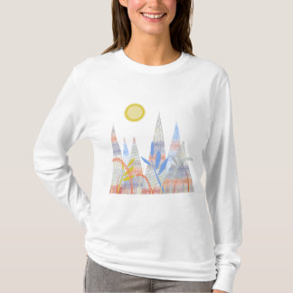 "Indian Summer Mountains" Langarmshirt T-Shirt