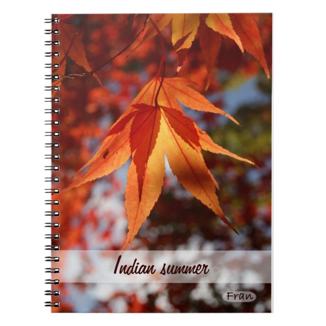 Indian summer notebook (Front)