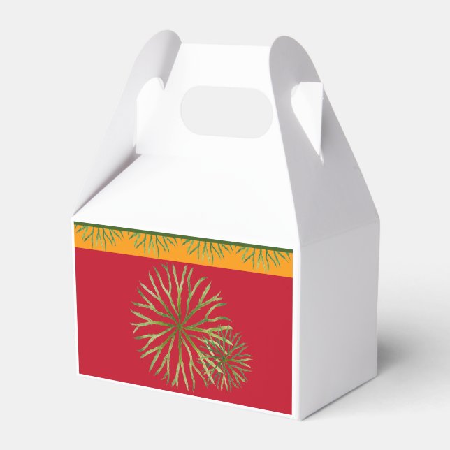 Indian Summer on a Gable Favor Box (Front Side)