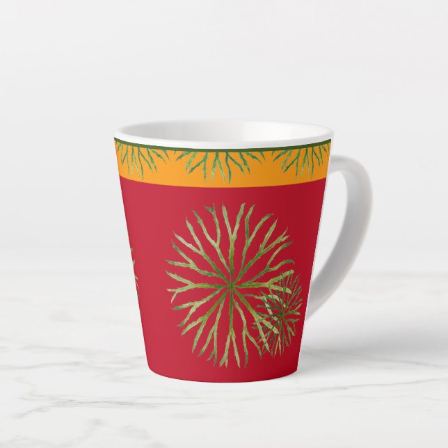 Indian Summer on a Small Latte Mug (M) (Right Angle)