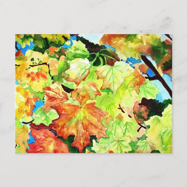 Indian summer postcard (Front)