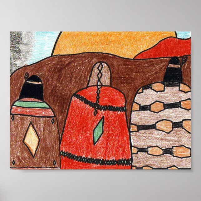 Indian Sunset Poster (Front)