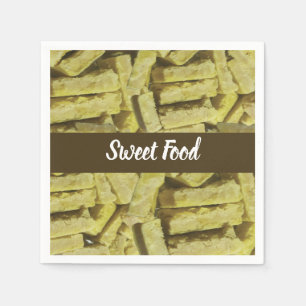 Indian Sweet Mysore Pak Sweet Food Birthday Napkins