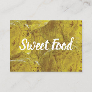 Indian Sweet Puran Poli Sweet Food Business Card