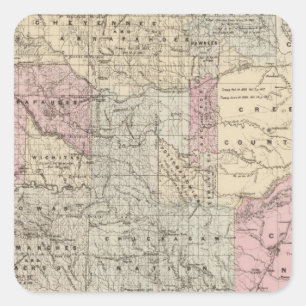 Indian Terr Square Sticker