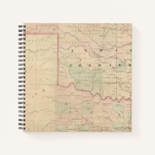 Indian Territory and Texas, North West Portion Notebook