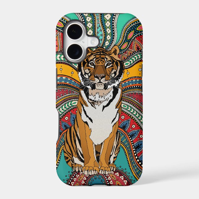 Indian tiger Case-Mate iPhone case (Back)