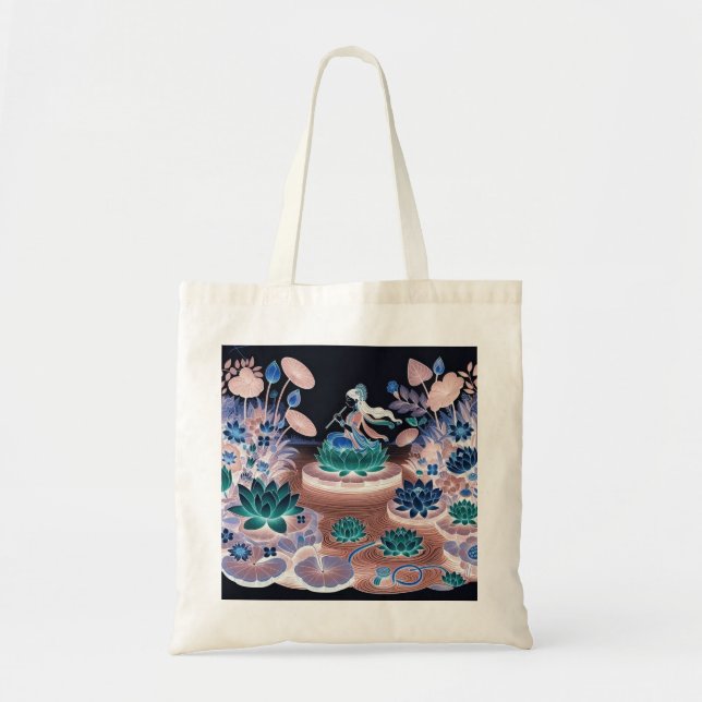 Indian Tote design/ dancer tote bag (Front)