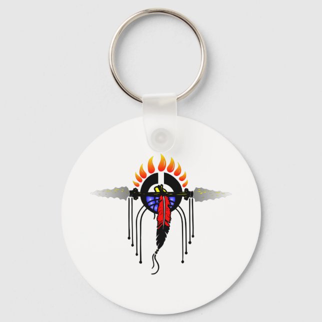 Indian Totem Keychain (Front)