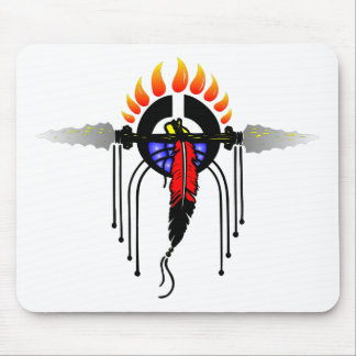 Indian Totem Mouse Pad