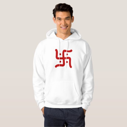 indian traditional hindu swastika symbol religion hoodie