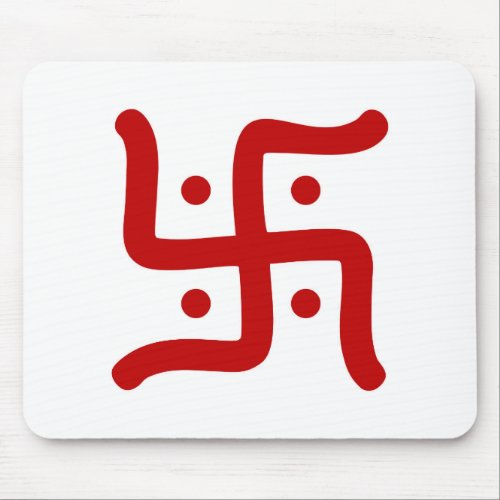 indian traditional hindu swastika symbol religion mouse pad