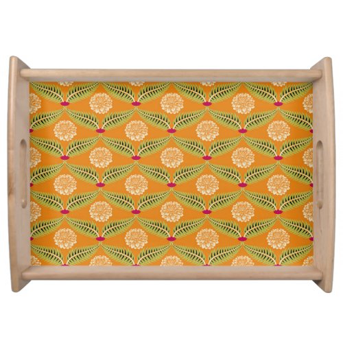 Indian Traditional Illustration Pattern Serving Tray
