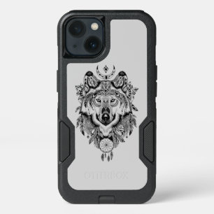 Indian Tribal Wolf iPhone 13 Case